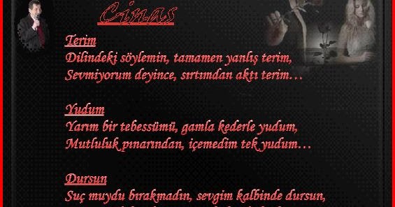 Ömer Sabri KURŞUN Cinas uyaklı beyitler