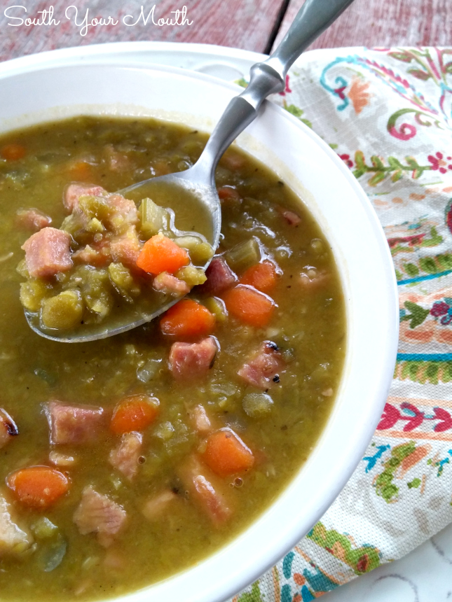 South Your Mouth Split Pea Soup with Ham