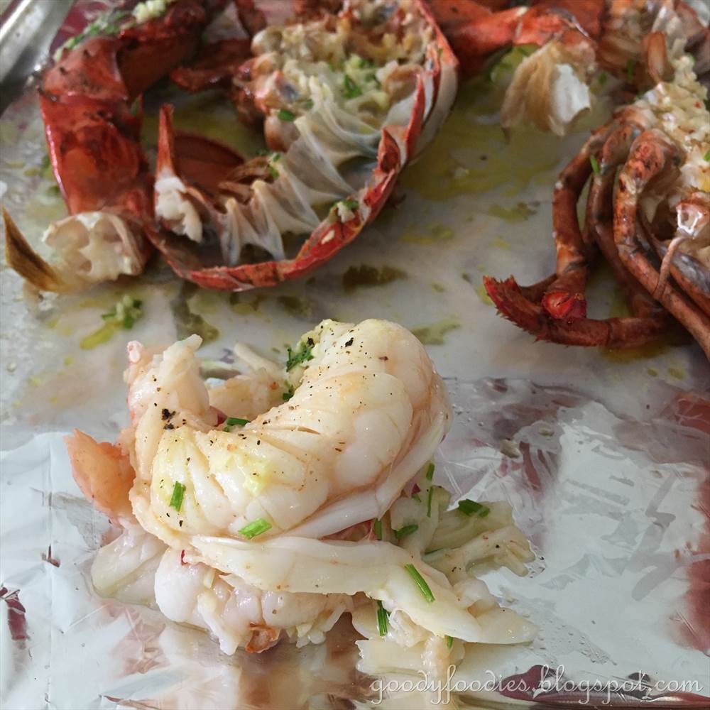 GoodyFoodies Recipe OvenGrilled Lobster with Herb Garlic Butter