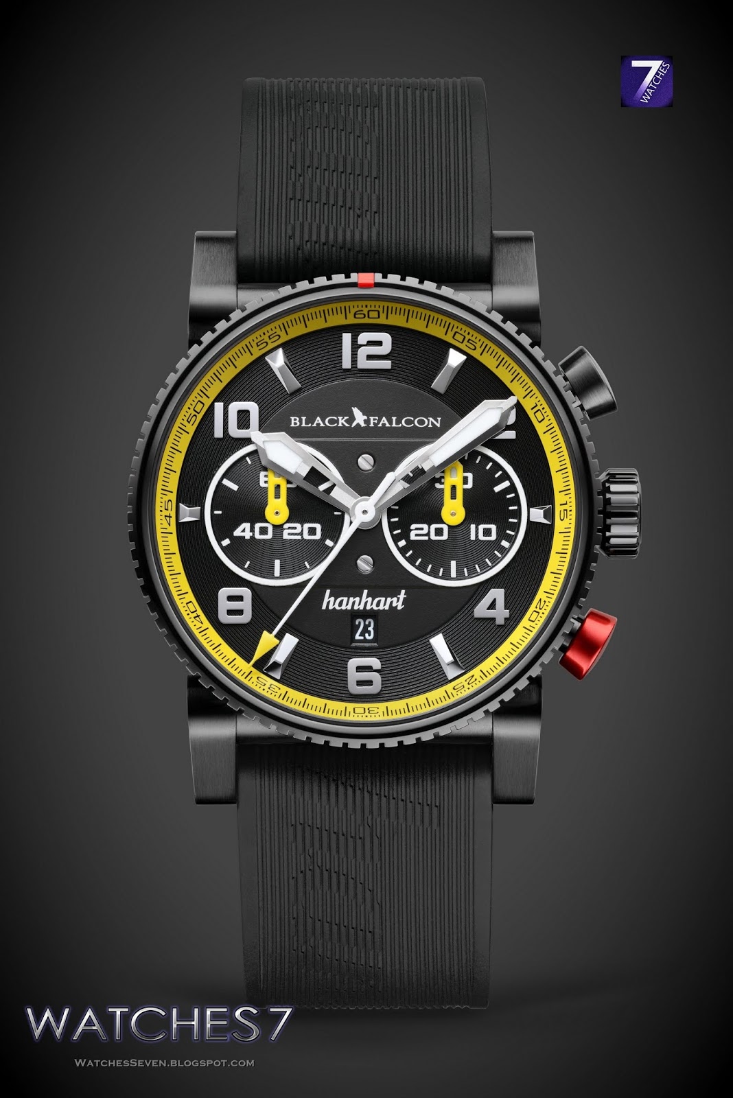 Watches 7: Hanhart – Black Falcon PRIMUS Race Winner Edition