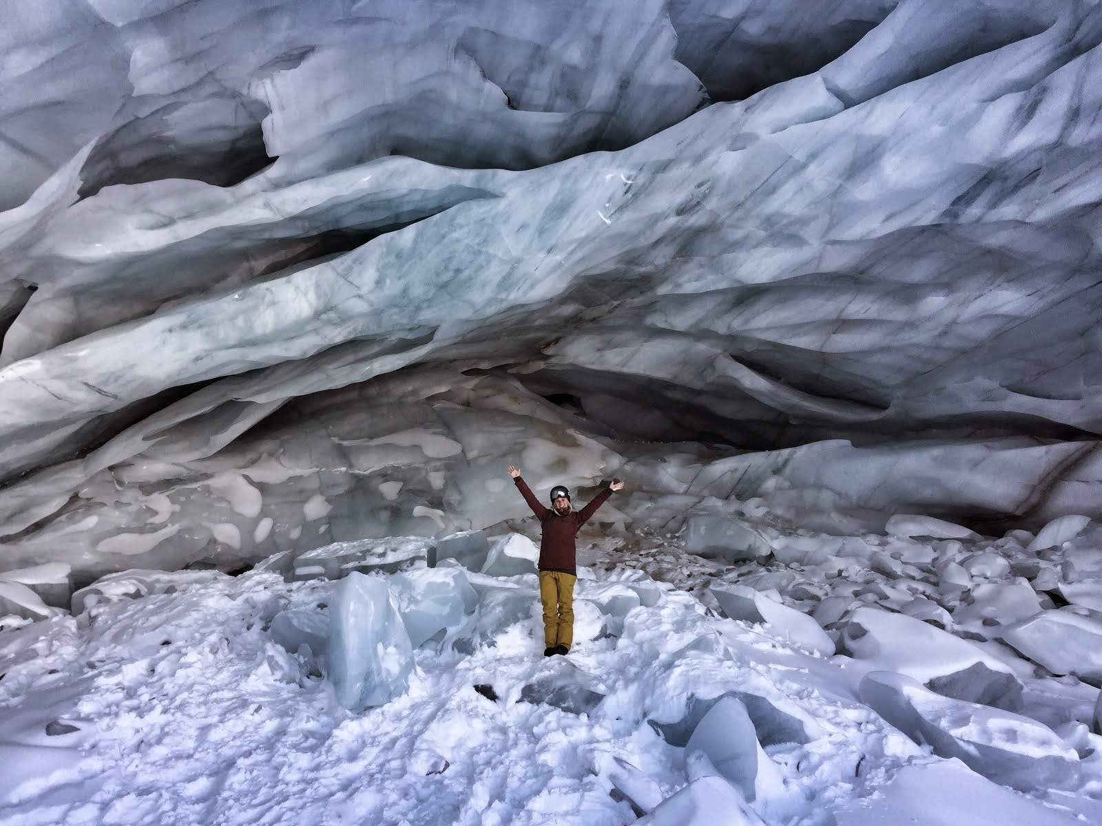 Ice cave in Pitzal, Austria