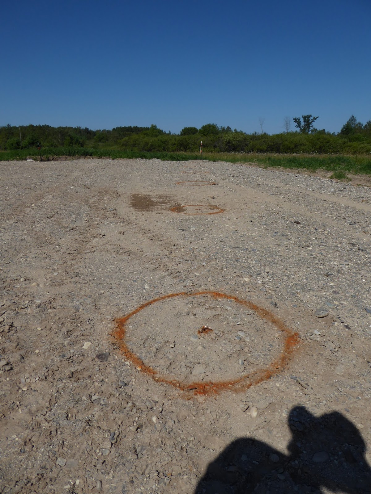 Life in the Swamp Batter Boards and Post Hole Marking