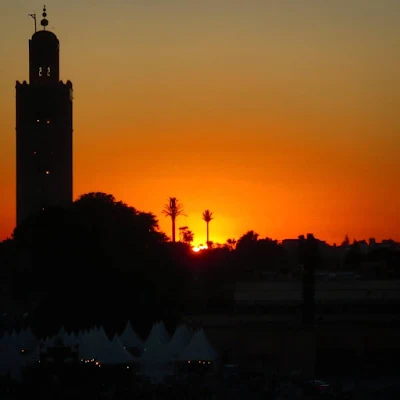 Long Weekend in Marrakech - Sidewalk Safari - Sunset over Jemaa el-Fnaa