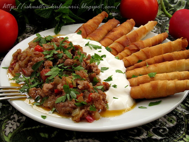 "Sigara Böreği Mantısı", или жареные турецкие манты "Сигары"