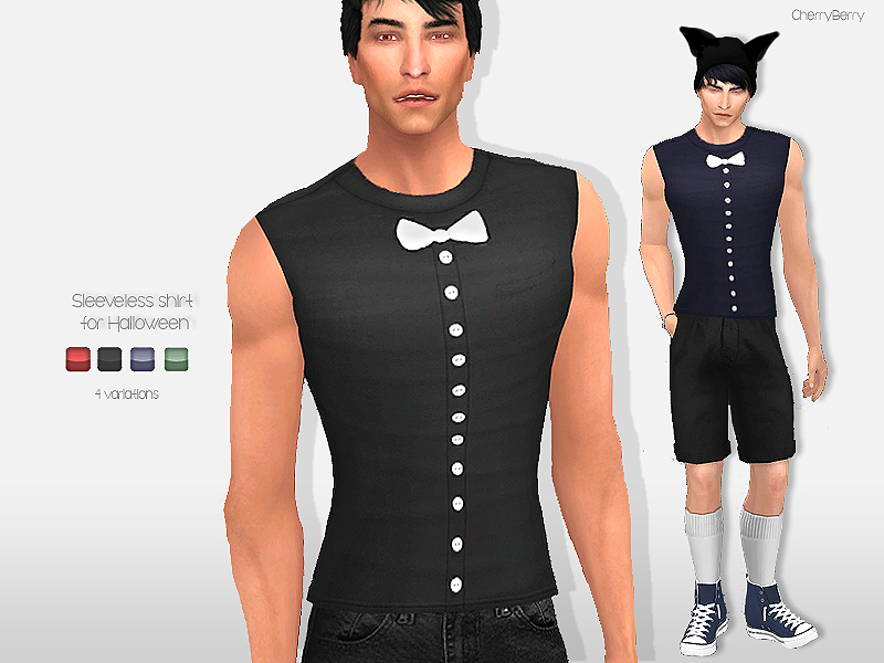 cherryberry • Custom Content Sleeveless shirt for men