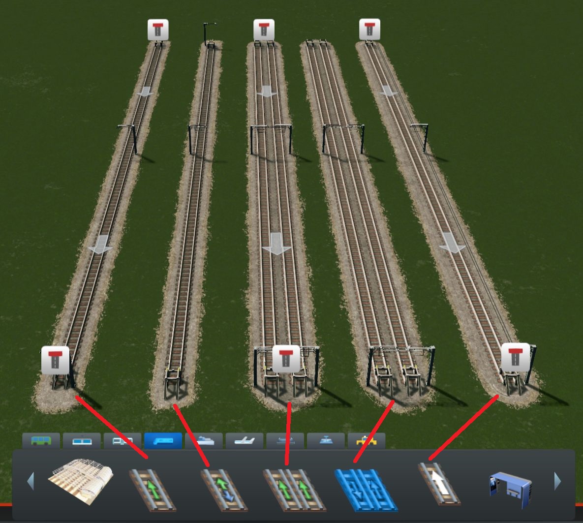 Cities Skylines Mod導入ガイド 単線路線が可能になる Singletraintrackai One Way Train Tracks