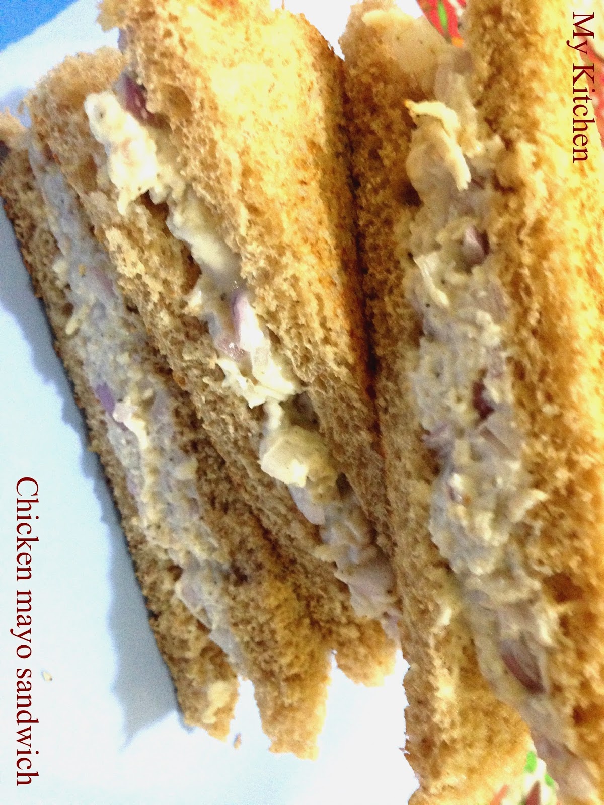 MY KITCHEN Chicken mayo sandwich