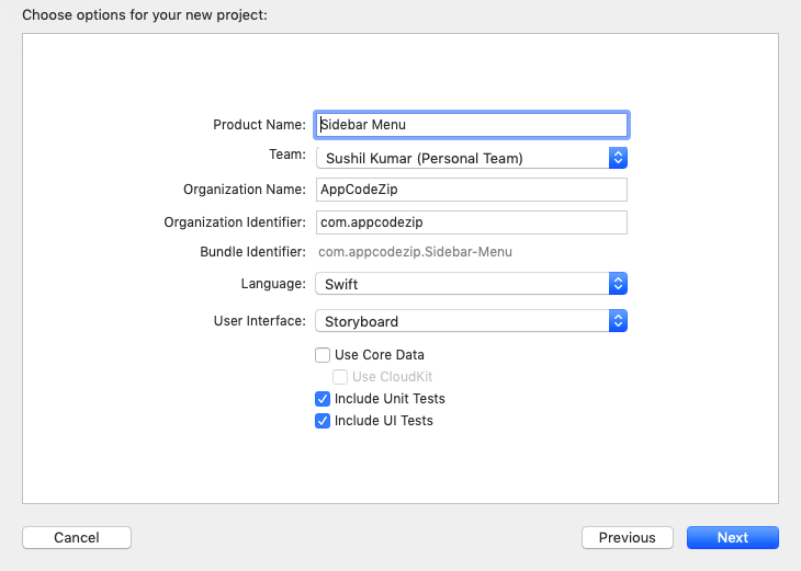 Implement Your Own Side Menu (Hamburger Menu) Swift 5 Xcode 11 Creating a Sidebar Menu Using