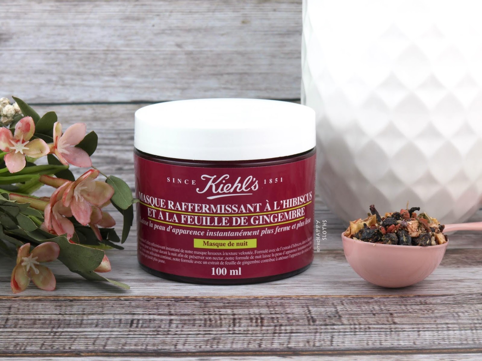 Kiehl's Ginger Leaf & Hibiscus Firming Mask Review The Happy