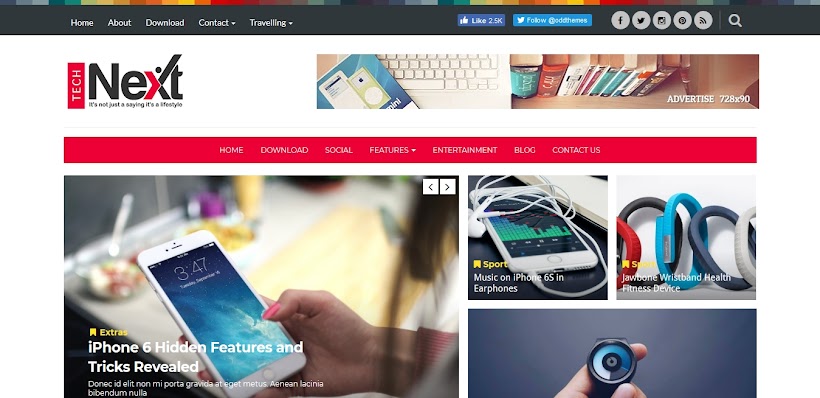 Technext Free Blogger Template