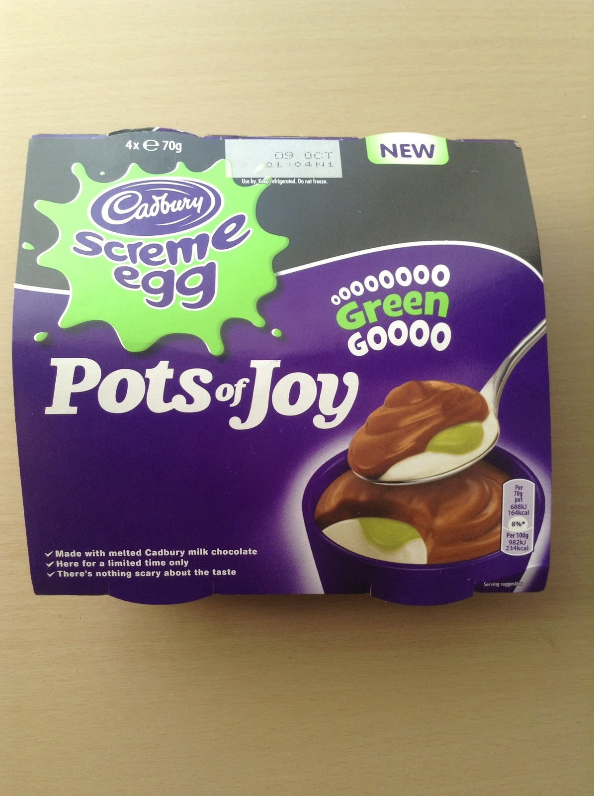 Cadbury Screme Egg Pots of Joy with Green Goooo