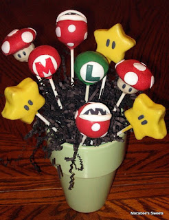 Cakepops de Mario Bros