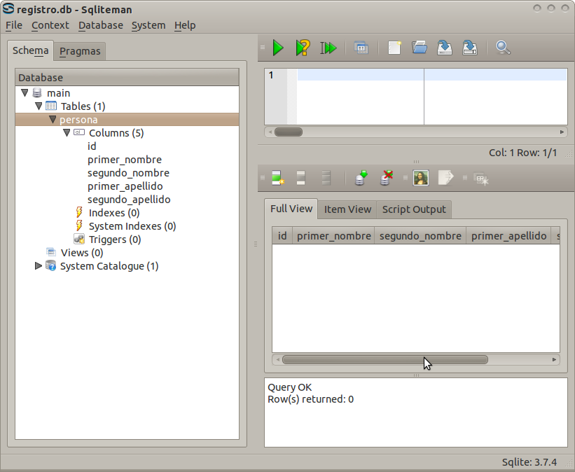 Usando java: SQLite, Java y un ejemplo practico.