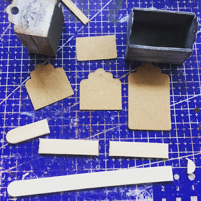 MiniatureTherapist: DIY Shabby Boxen und die Sache mit der Transfertechnik