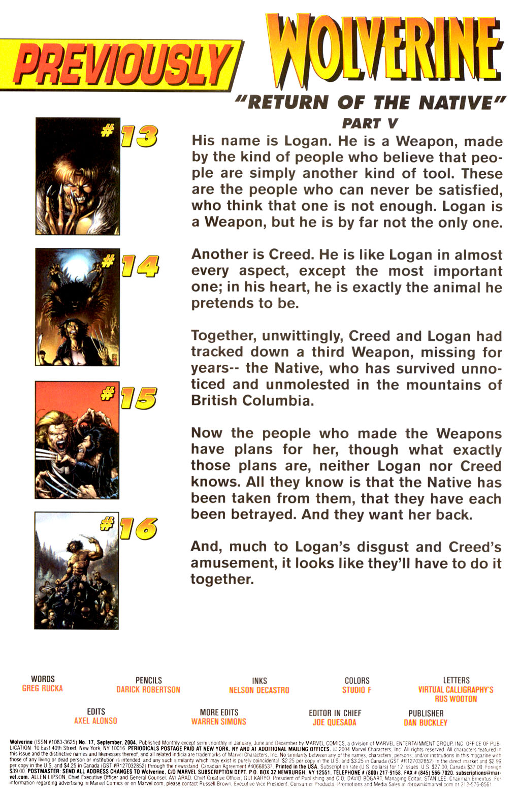 Wolverine (2003) issue 17 - Page 2