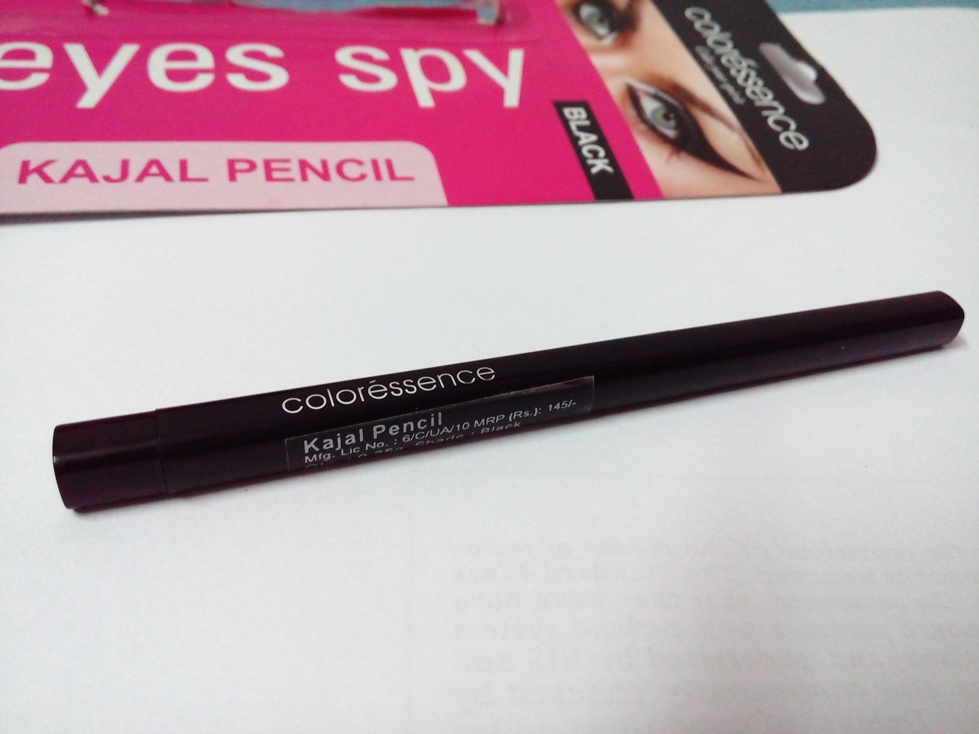 COLORESSENCE (Eyes Spy) KAJAL PENCIL REVIEW AND PICTURES