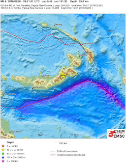 Cutremur puternic cu magnitudinea de 6,6 grade in Papua-Noua Guinee