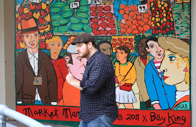 Billy King’s Market Memories Mural