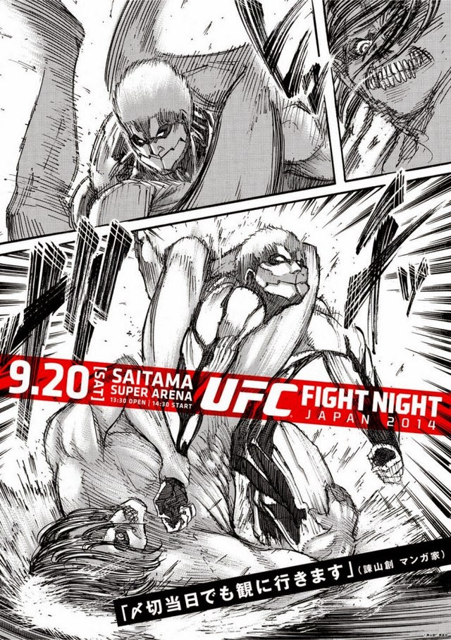 Attack on Titan estaría inspirada en la UFC