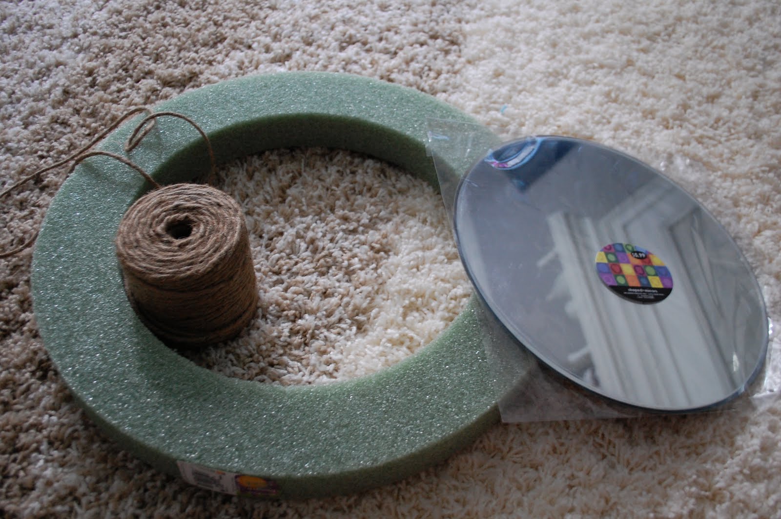 How Sweet It Is DIY Jute Mirror Tutorial
