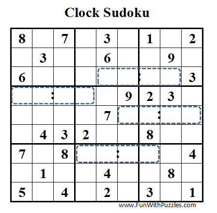 Clock Sudoku (Daily Sudoku League #41)