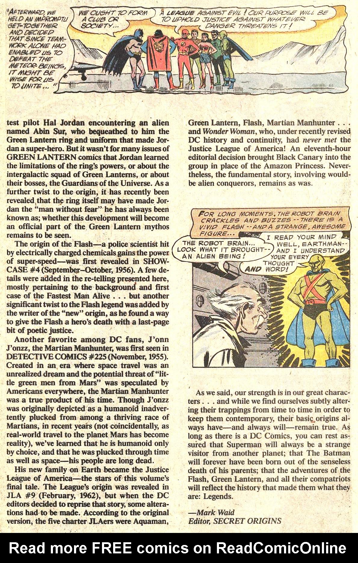 Read online Secret Origins (1986) comic -  Issue # TPB - 7