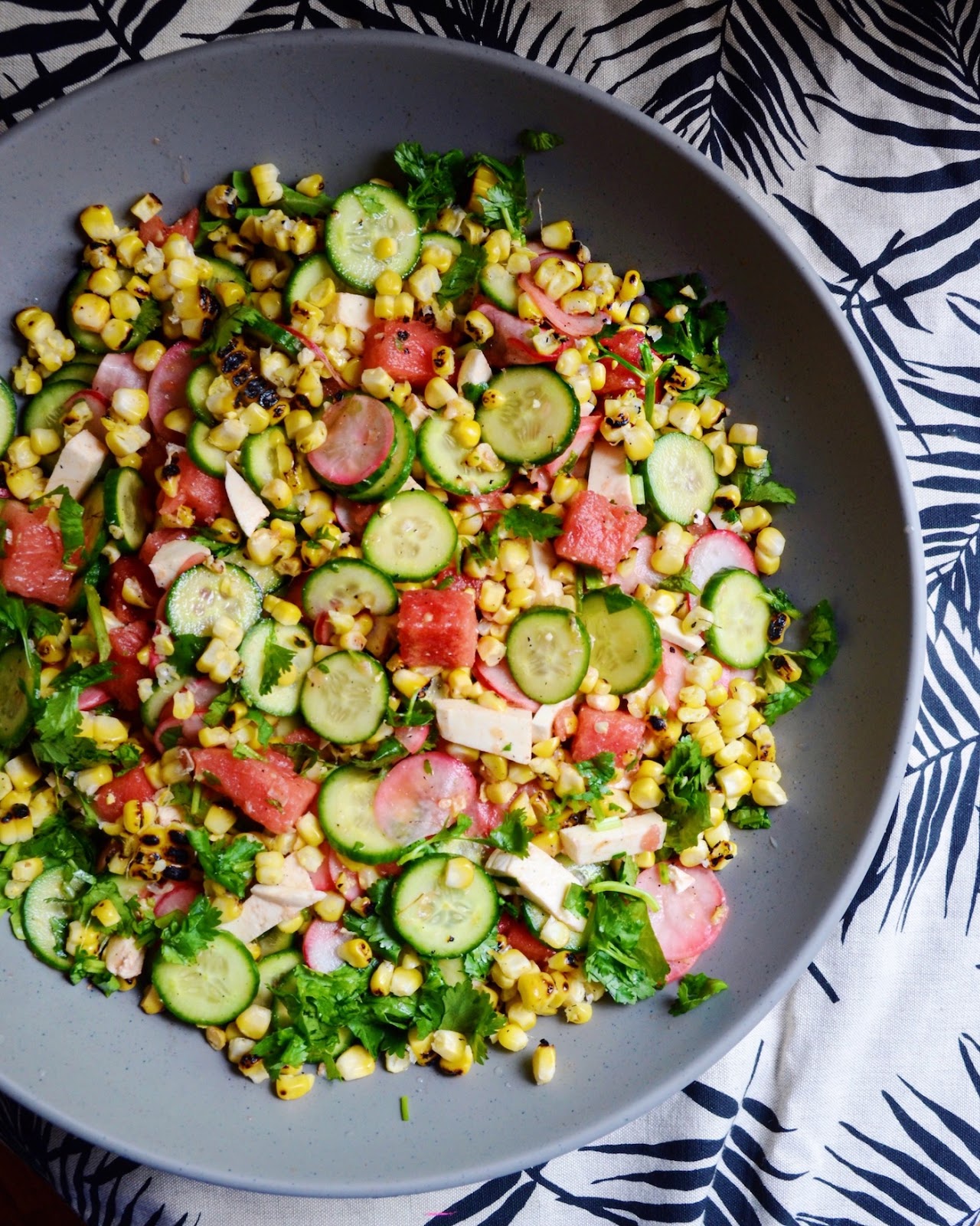 The Everything Summer Salad (Watermelon, Corn & Cucumber Salad with ...
