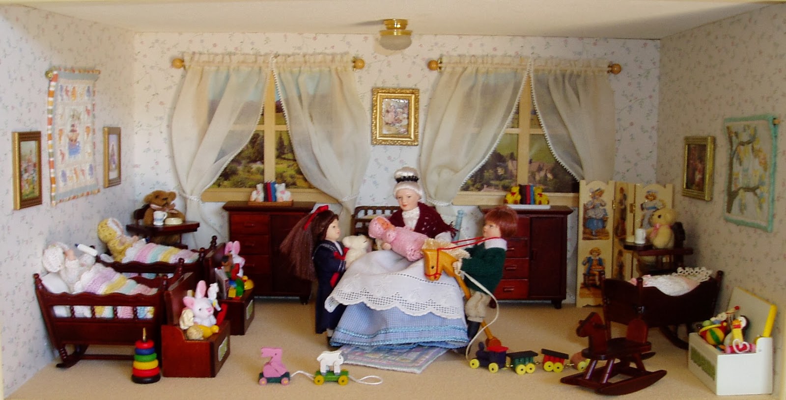 American Girl Doll, English Pedigree dolls and Dolls House Miniatures