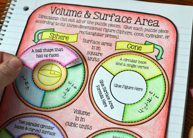 Volume and Surface Area Activity (Great for interactive notebooks)