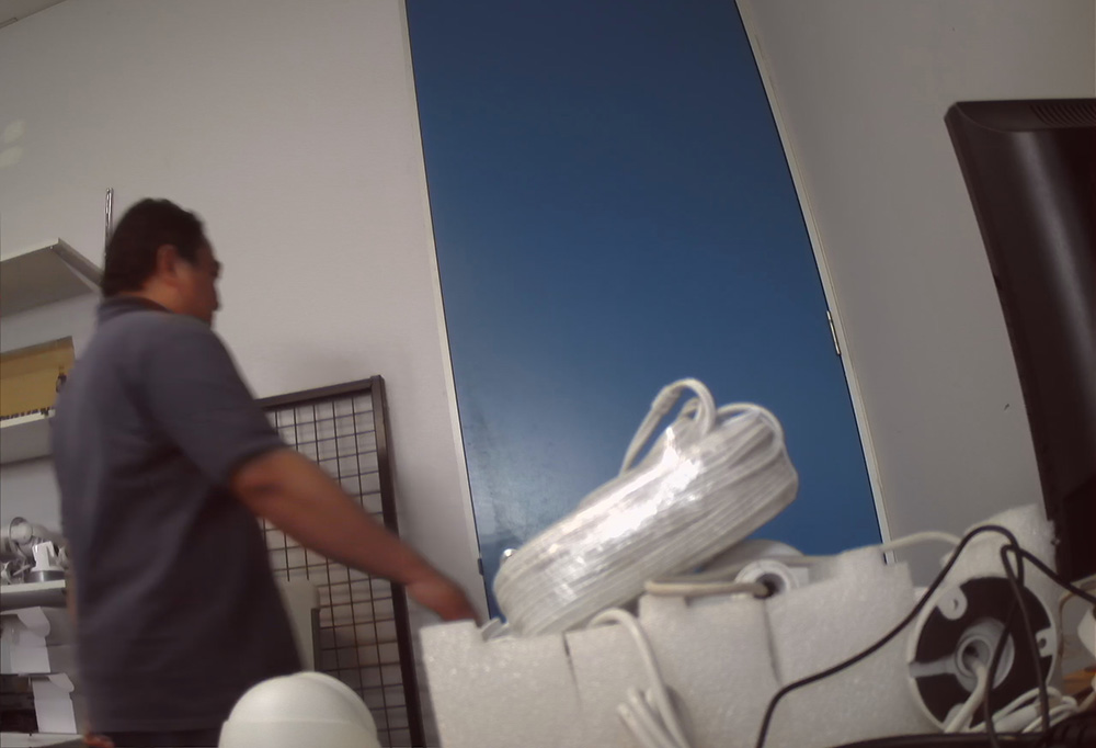 Why do moving objects blur in CCTV security cameras