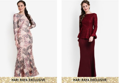 Source: Zalora Hari Raya Boutique microsite. These two Hari Raya Exclusives are from Zalia.