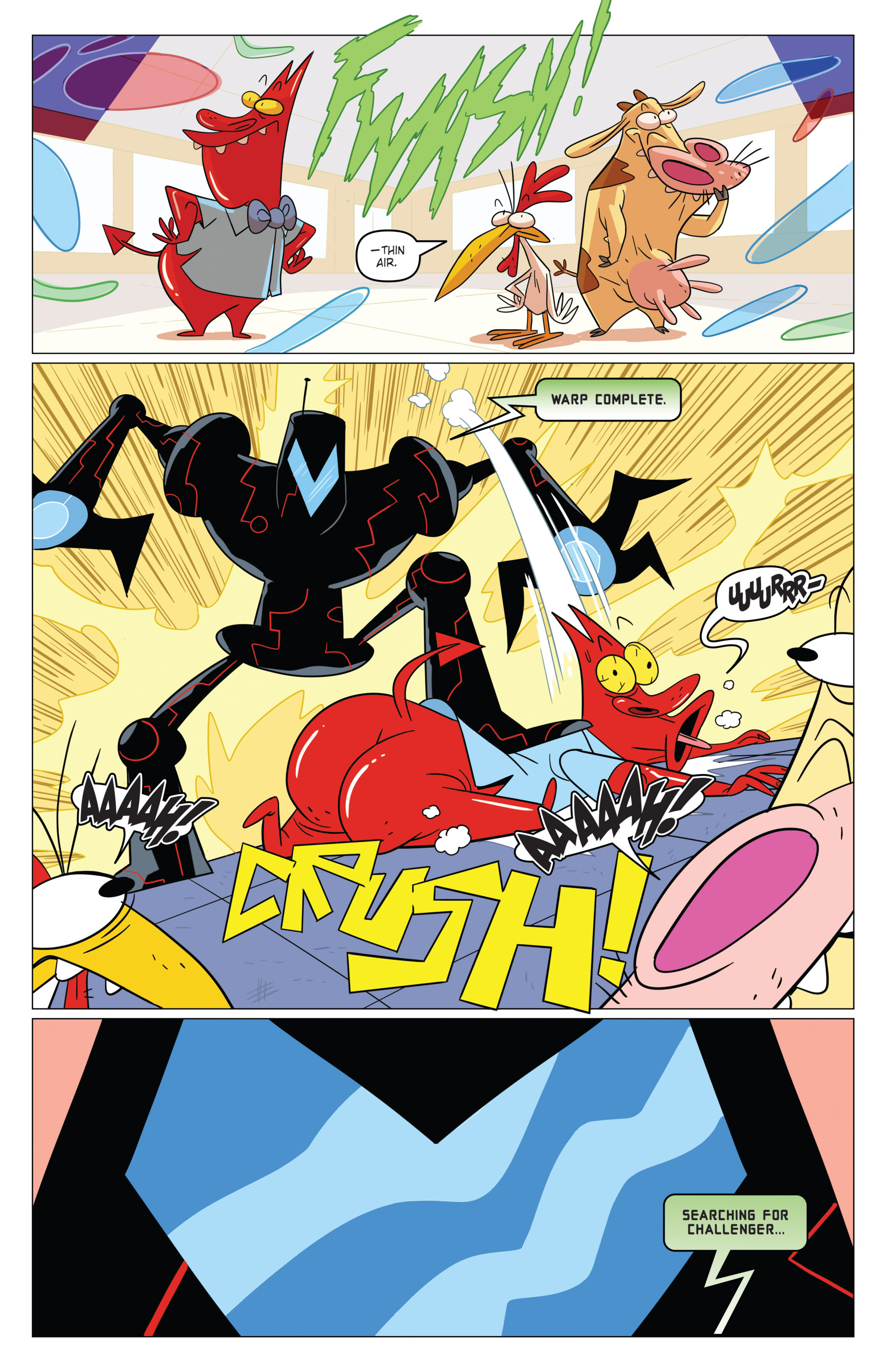Read online Super Secret Crisis War! comic -  Issue # _Special - Cow and Chicken - 7