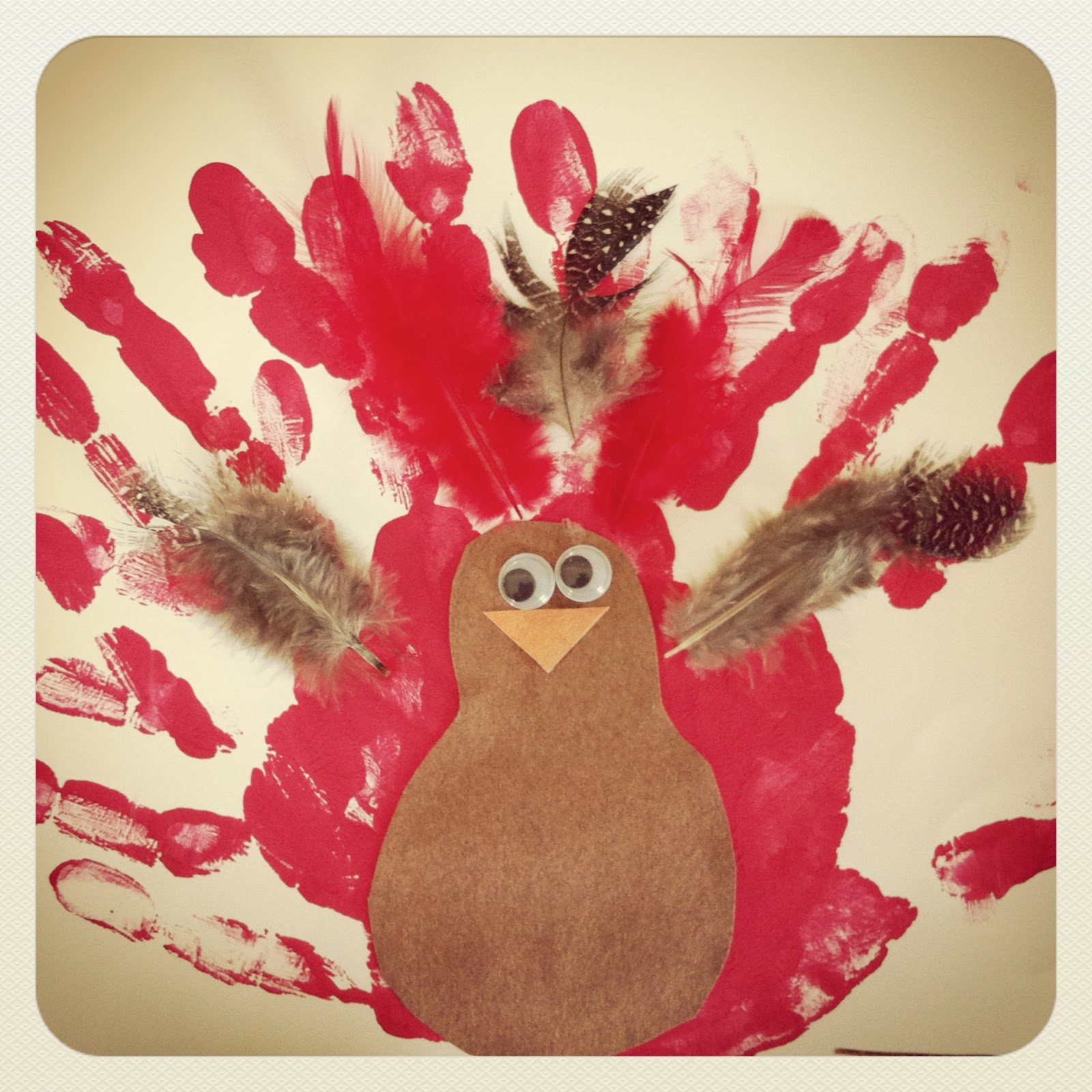 How To Make A Turkey Out Of A Hand Print