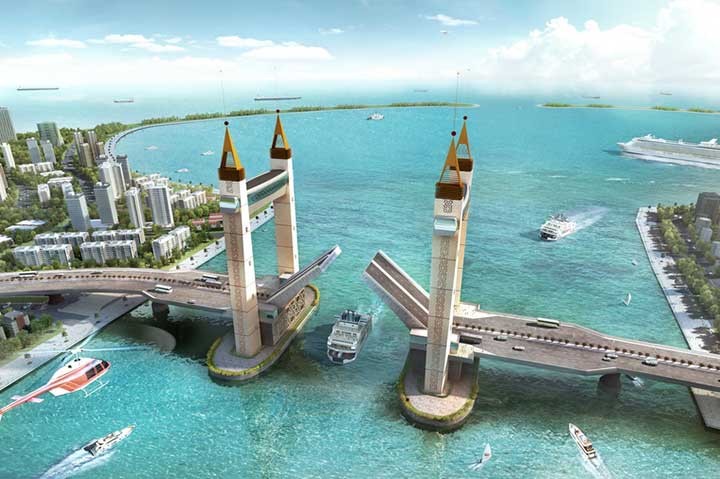 Iconic Kuala Terengganu KTTC Drawbridge