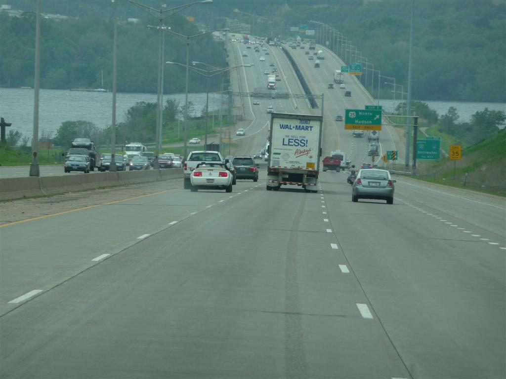 Skid and Sandy On The Road Escanaba Michigan to Worthington Minnesota