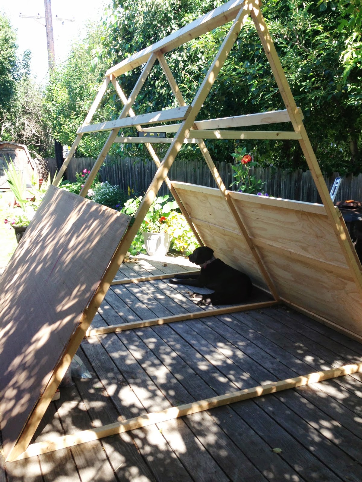 cedar dog house plans