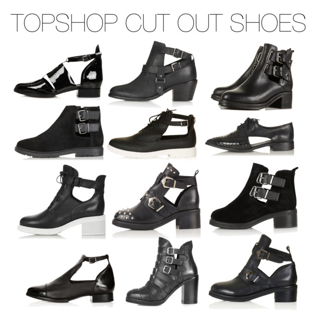 stylish cut shoes