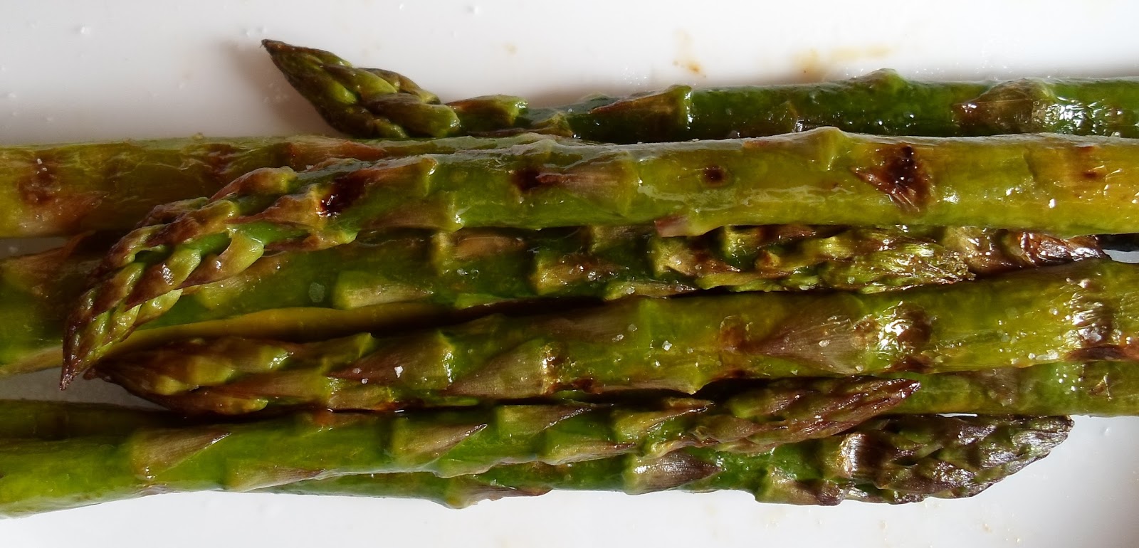 Happier Than A Pig In Mud Asparagus with Sweet Baby Ray's Golden