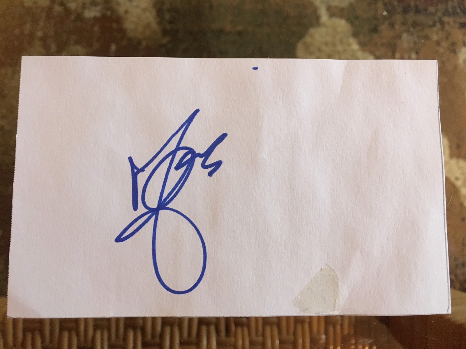 Dion's Autograph collection: Michael Crabtree