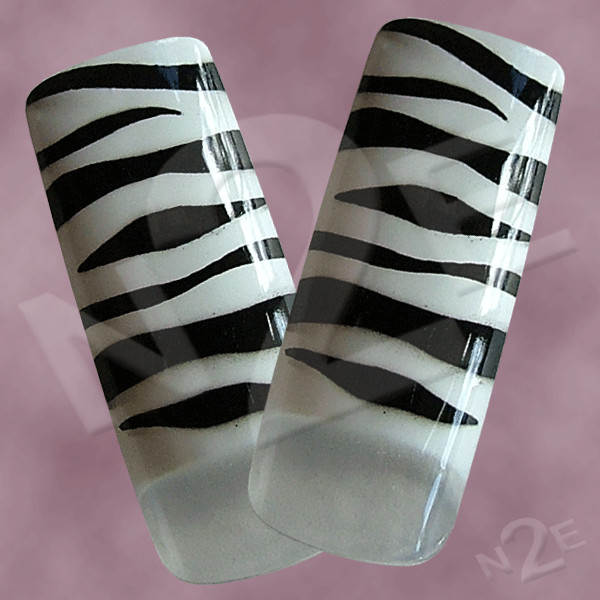  Ideas, Design, Body Art Painting: Zebra Nail Designs  Acrylic Nails