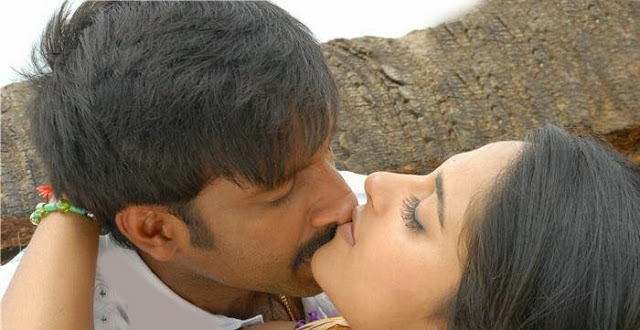 Anushka Shetty lip lock with Gopichand in Lakshayam, Anushka Shetty hot kiss scene