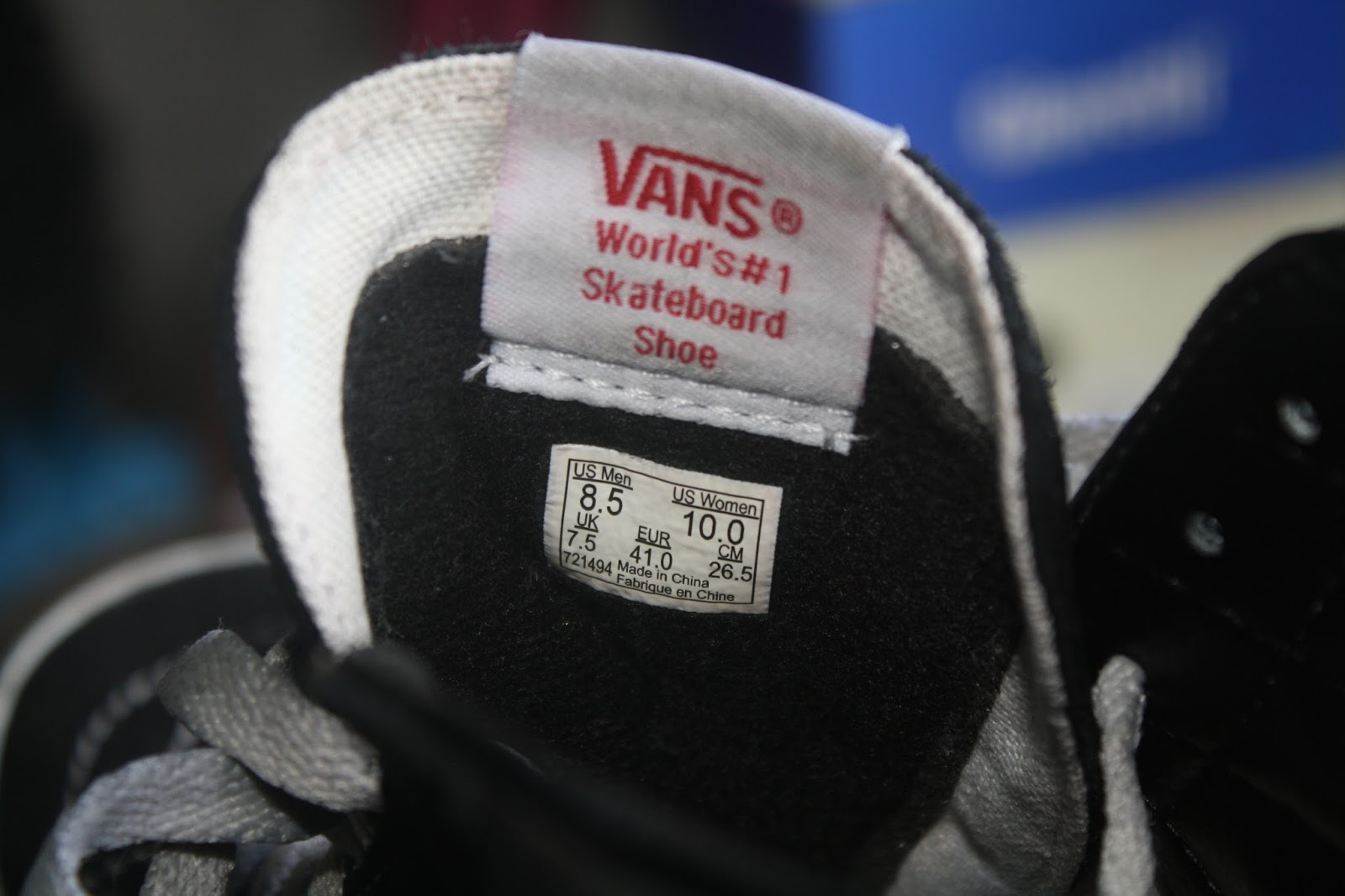 size tag vans original