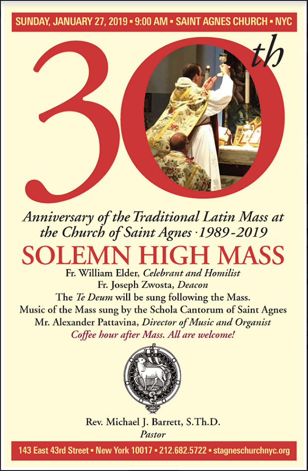 ZEPHYRINUS. 30th Anniversary Of The Traditional Latin Mass At The