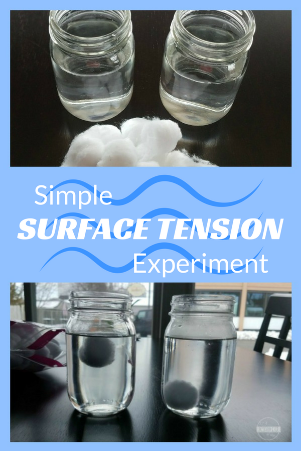 Simple Surface Tension Science Experiment