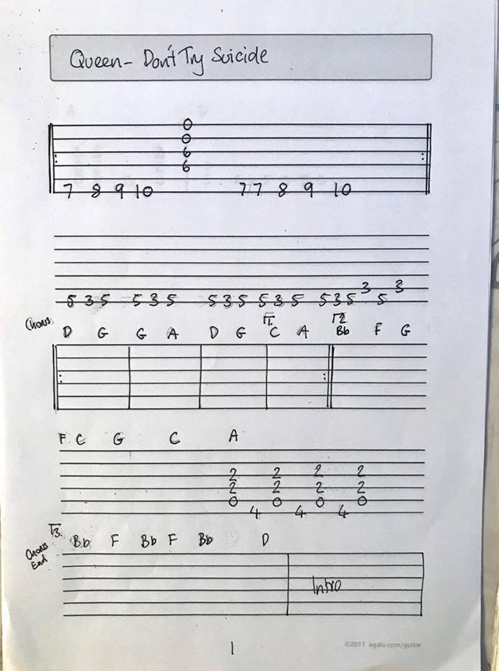 Play The Game by Queen - Guitar Tab - Guitar Instructor