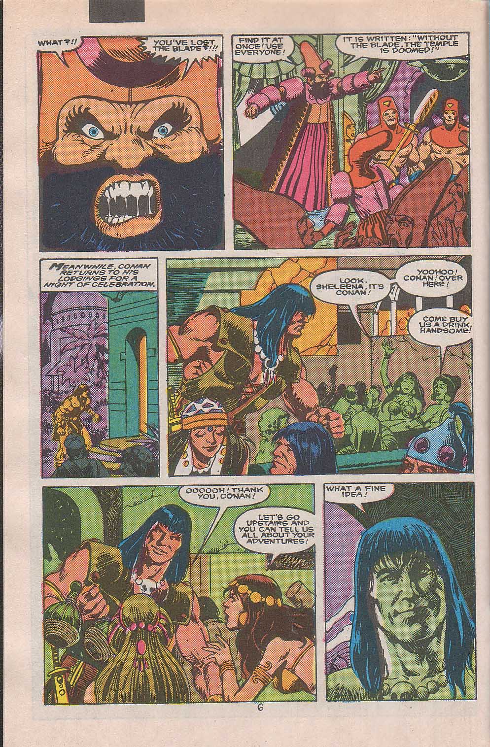 Read online Conan the Barbarian (1970) comic -  Issue #216 - 6