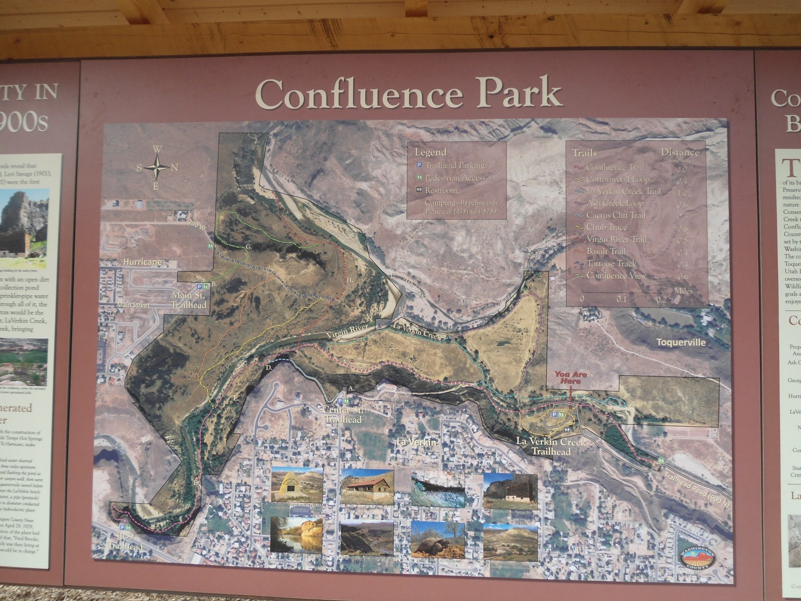 Myatt's Hikes Confluence Trail to La Verkin Creek Trail to Chub Trace