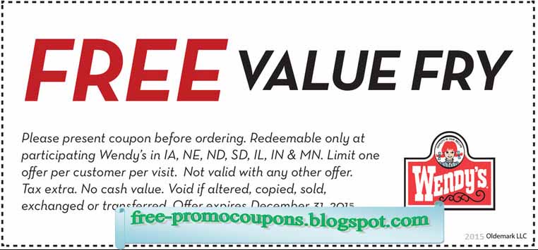 Printable Coupons 2021: Wendys Coupons