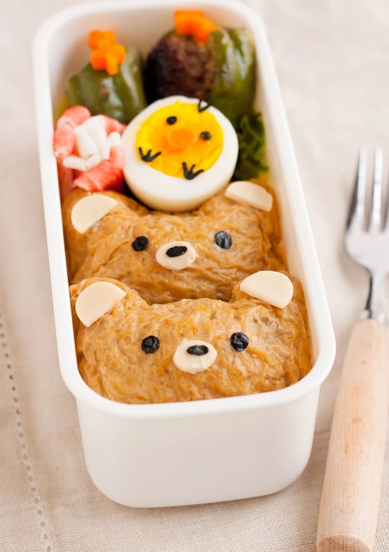 Spice Up Your Life With a Taste of Japan Rilakkuma inari sushi bento