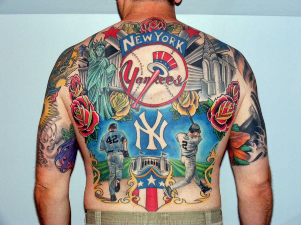 Red Sox Tattoo with Boston Skyline - wide 5